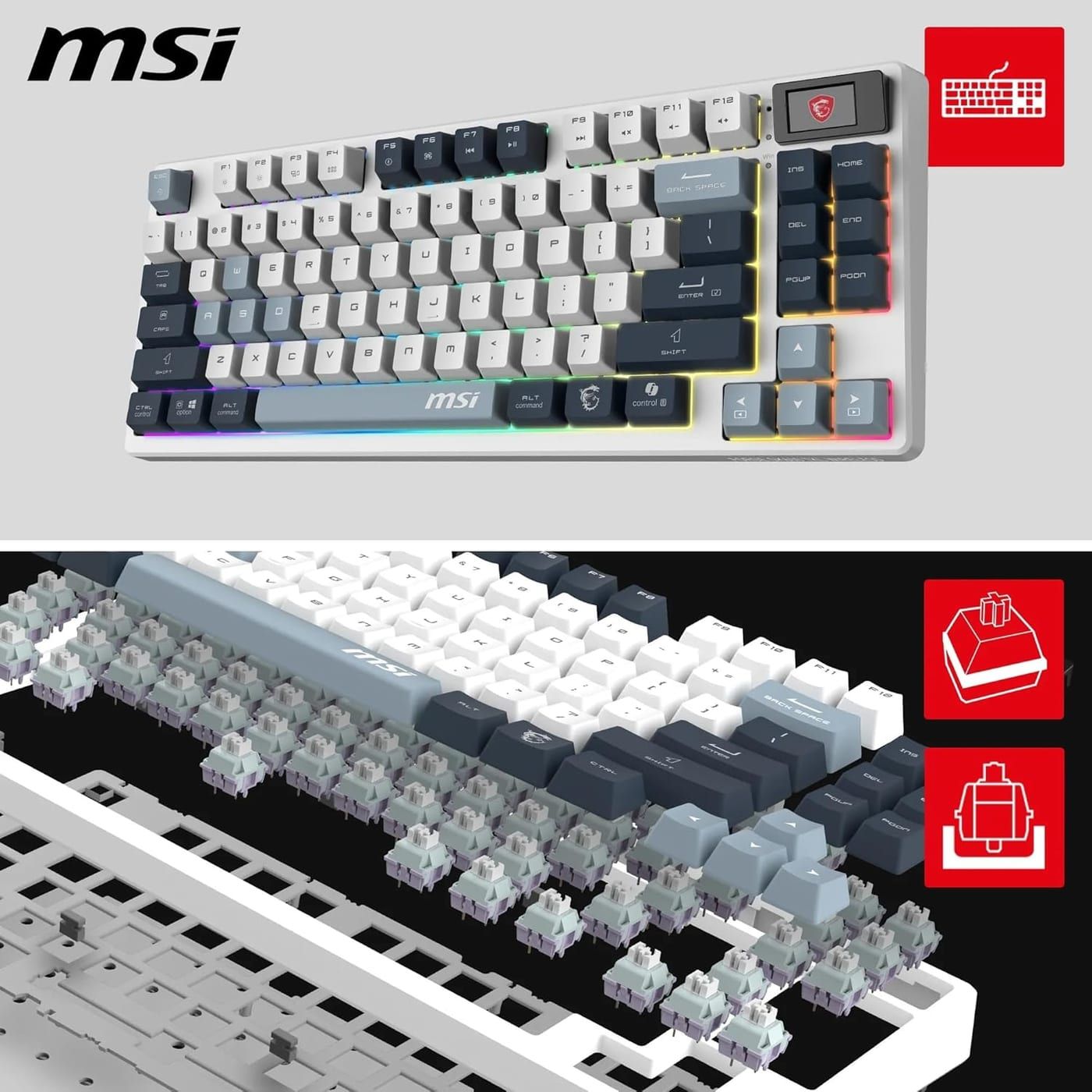 MSI Forge GK600 TKL — Herstelleransicht 2 von 4