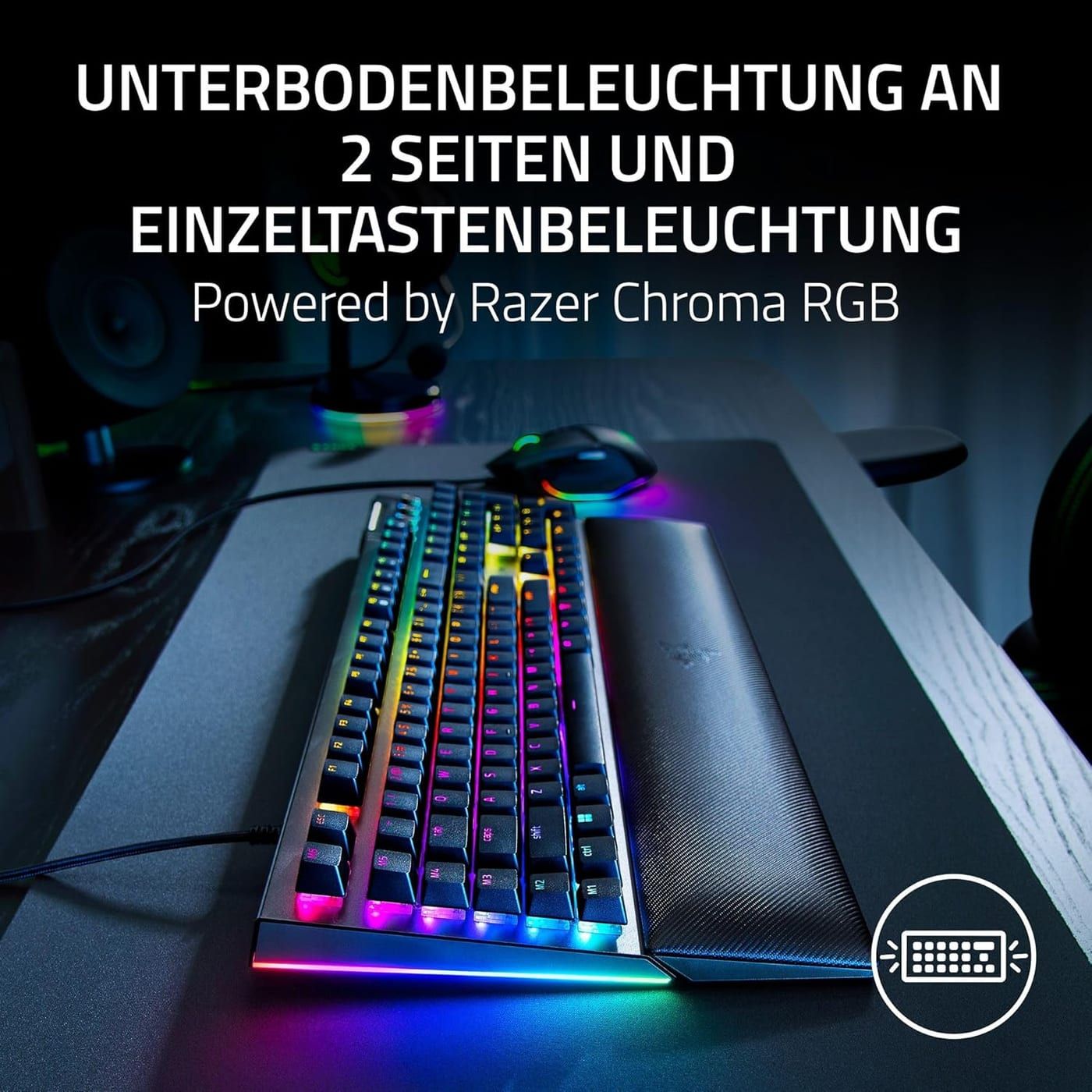 Razer BlackWidow V4 — Herstelleransicht 3 von 4