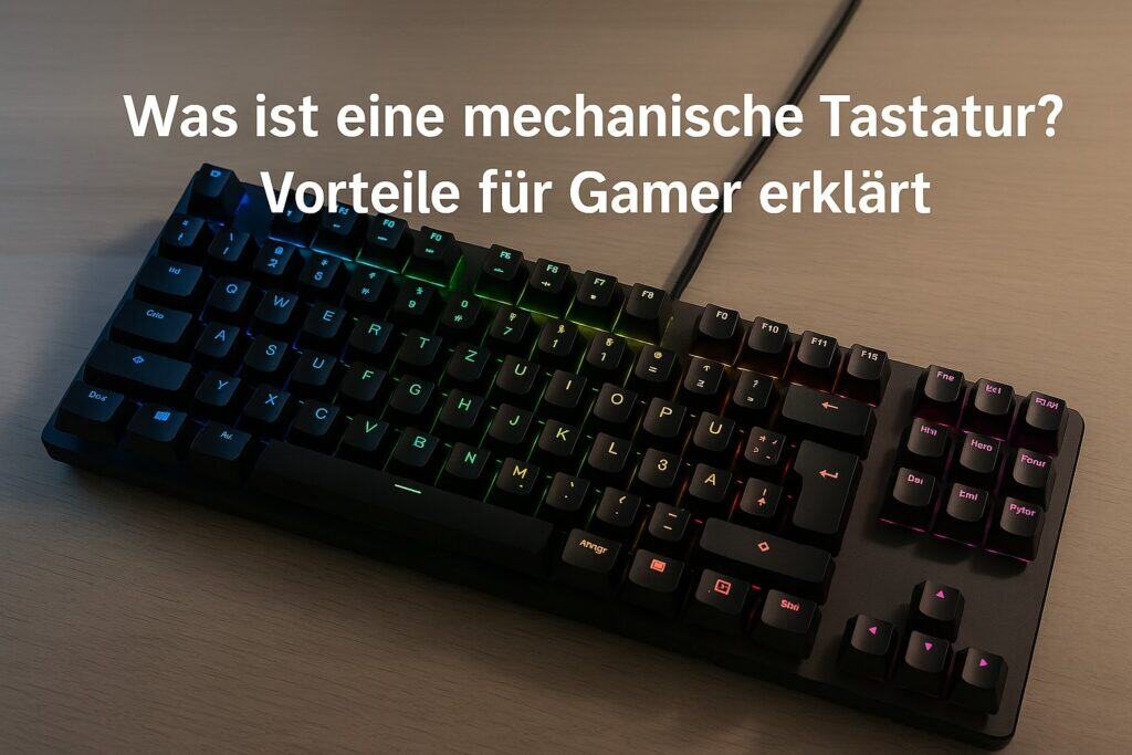 gaming tastatur mit farbig beleuchteten tasten für gamer