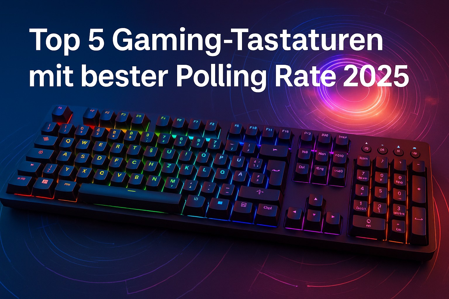 Gaming Tastatur mit RGB Beleuchtung für PC Spieler